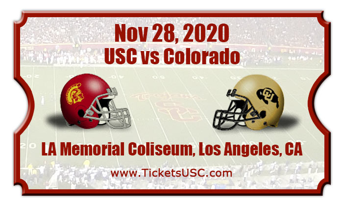 USC Trojans vs Colorado Buffaloes Football Tickets | 11/28/20
